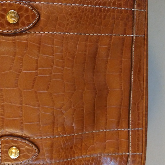 VGUC. Vintage Michael Michael kors alligator print leather handbag. - Picture 6 of 16